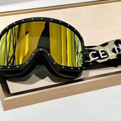 Celine Men's Logo Strap Ski Mask Goggles

