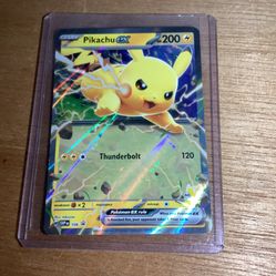 Pokemon TCG Pikachu ex SVP 106 2024 Black Star Promo