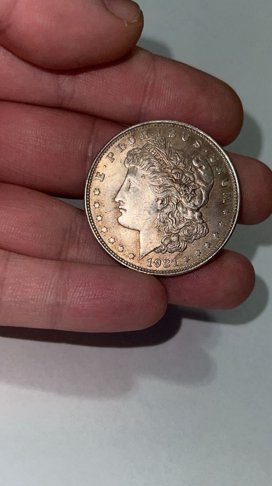 RARE E pluribus Unum 1921 Silver Dollar Coin
