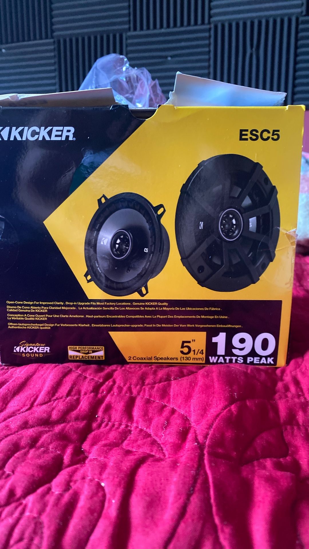 Kicker Esc5 Speaker (5 1/4)