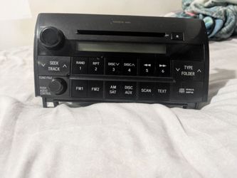 2010 Toyota Tundra OEM Radio (Model 86120-0C270) - FOR PARTS ONLY