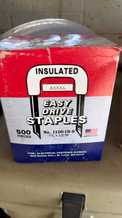 Staples insulated
