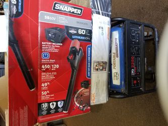 NewSnapper 60v Brushless Blower 120mph 450cfm