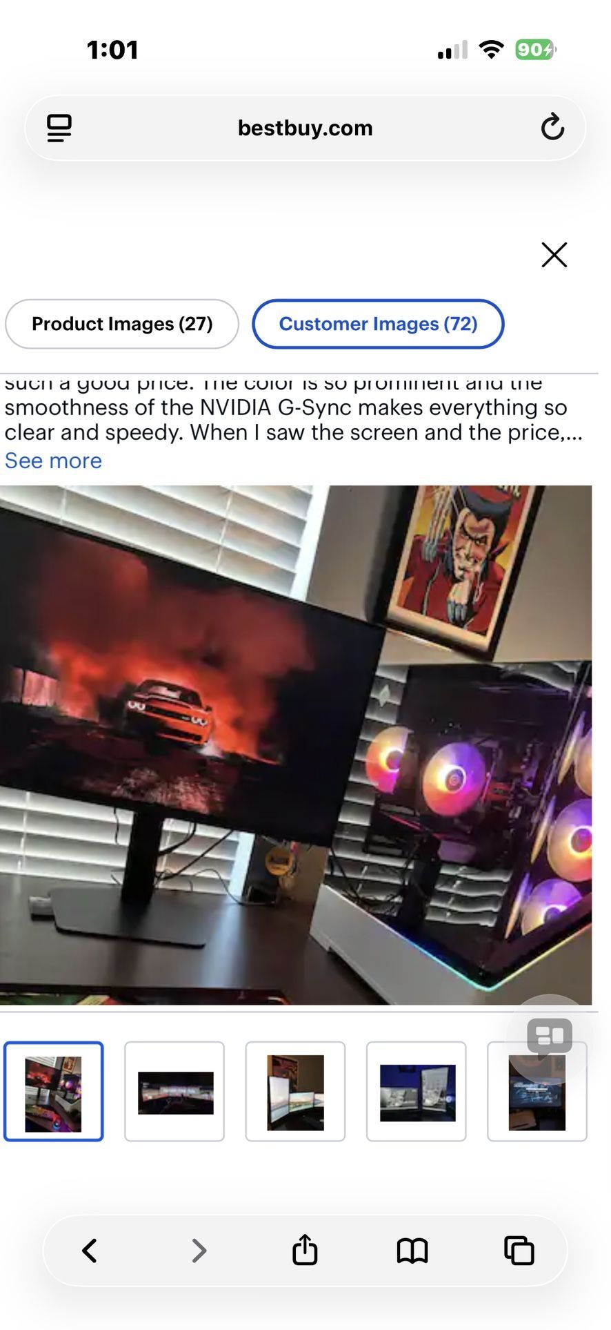 Samsung Odyssey G5 qhd ips 1ms 180hz 4k Monitor