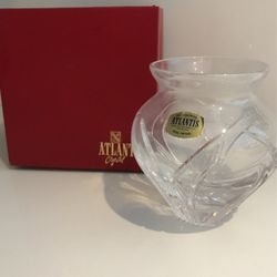 Atlantis Crystal 3” Chubby Vase