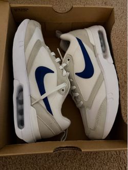 Nike Air Max Dawn White Game Royal GS Size 5Y