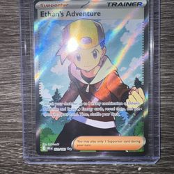 Ethan’s Adventure Full Art Trainer Pokemon Card: Destined Rivals