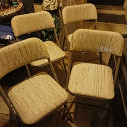 4 Metal Nice Soft Fold Chairs 40 Set Firm