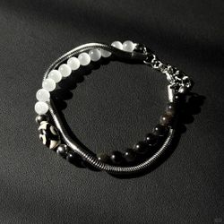 Vintage | Symbiotic World Snake Bone Bracelet