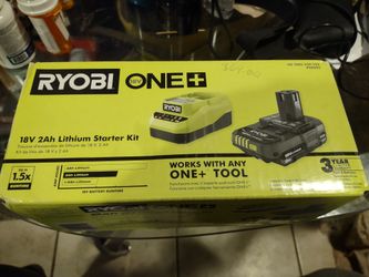 RYOBI ONE PLUS Lithium Starter Kit