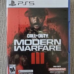 Call of Duty Modern Warfare 3 PlayStation 5 PS5 Game