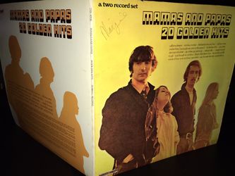 Vintage mamas and the papas and rod stewart vinyl