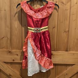 Disney Elena of Avalor Halloween Costume Adventure Dress Sz 4 - 6X by Jakks 