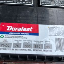 Duracell 75DL Car Battery 