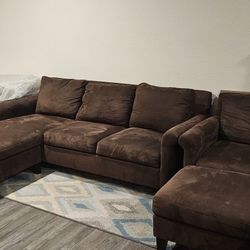 3-Piece Living Room Set: Sleeper Sofa + Chair & Ottoman