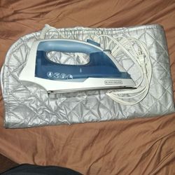 Black And Decker Iron With Mat