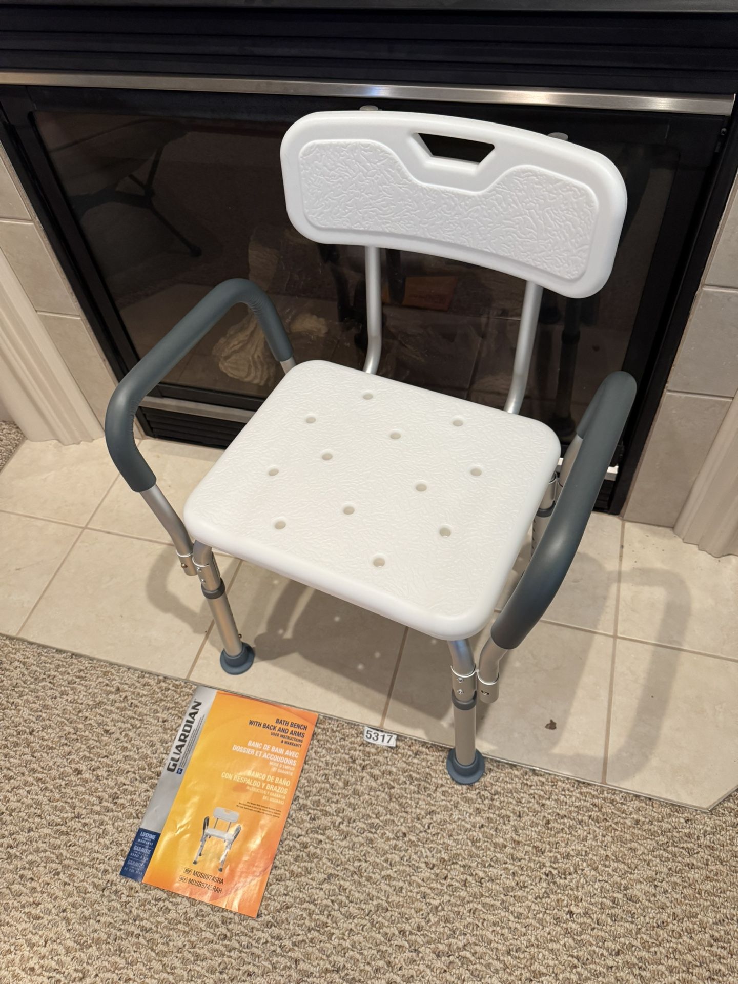 New Shower Bathtub Chair Adjustable Height