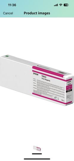 Epson UltraChrome HD Vivid Magenta 700mL Ink Cartridge for SureColor SC P6000/8000/7000/9000 Series Printers