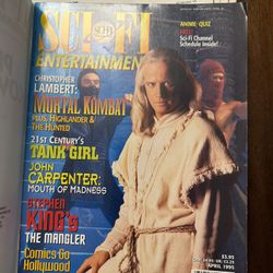 Sci-Fi Entertainment Magazine - Mortal Combat Cover - April 1995