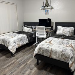 2 Twin Bed And Mattress 