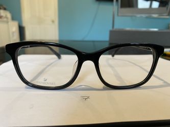 Swarovski Black Rectangular Frames