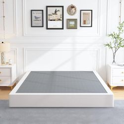 King Size  Heavy Duty Box Spring with Fabric Cover-9 Inch