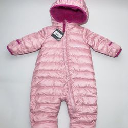 New Eddie Bauer Girls Down Snowsuit size 3-6 Months