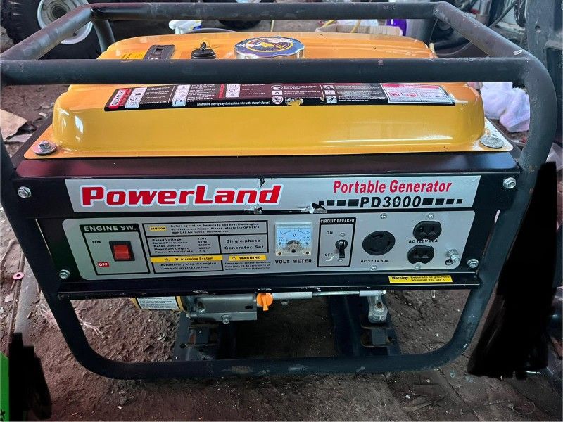 Powerland Generator
PD3000 Watts