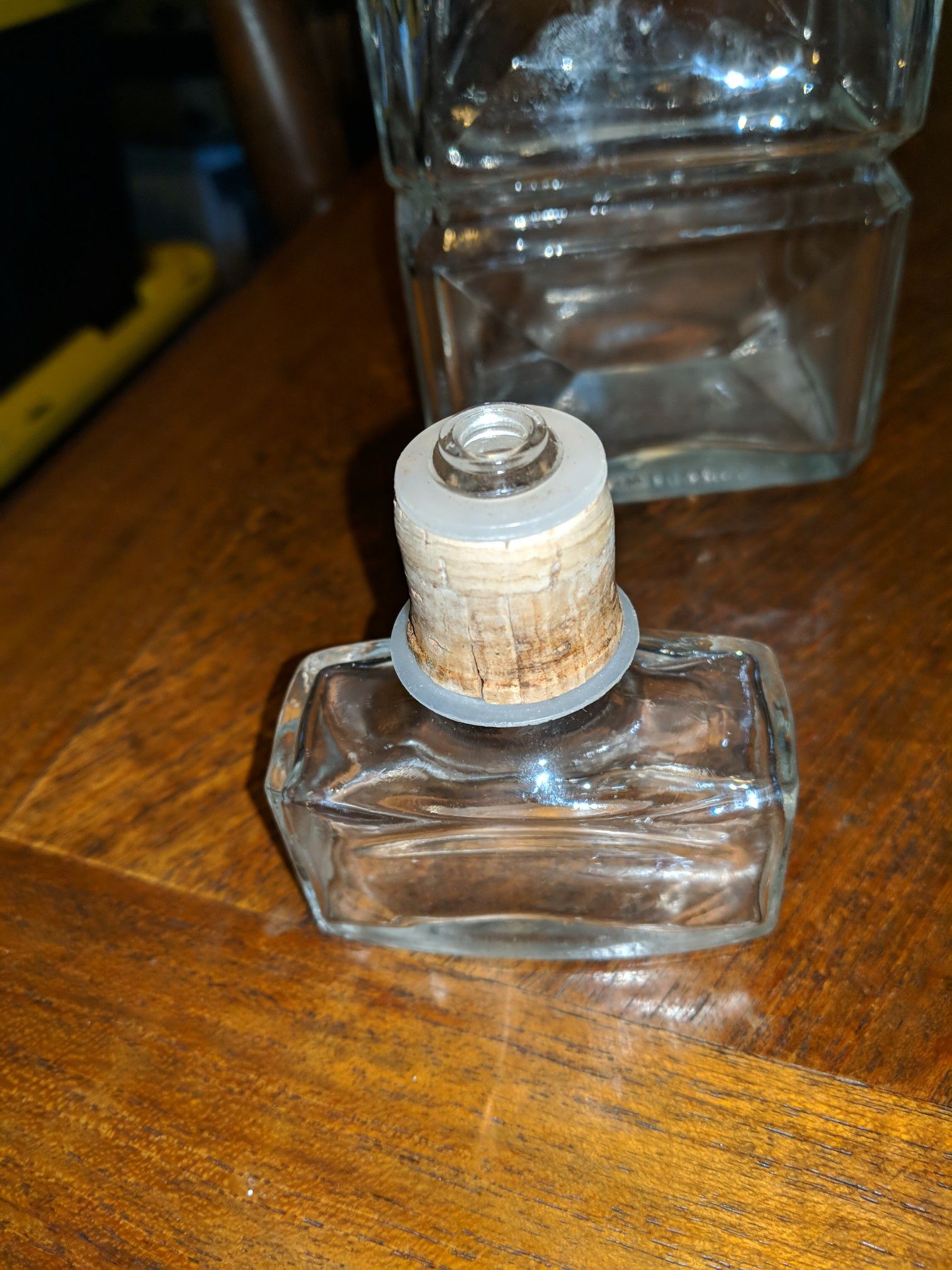 Antique crystal decanter