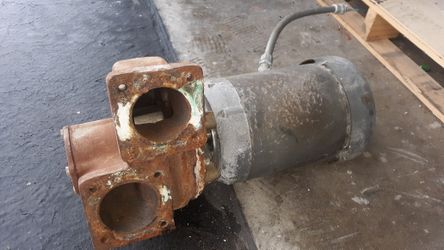 Baldor motor and pump