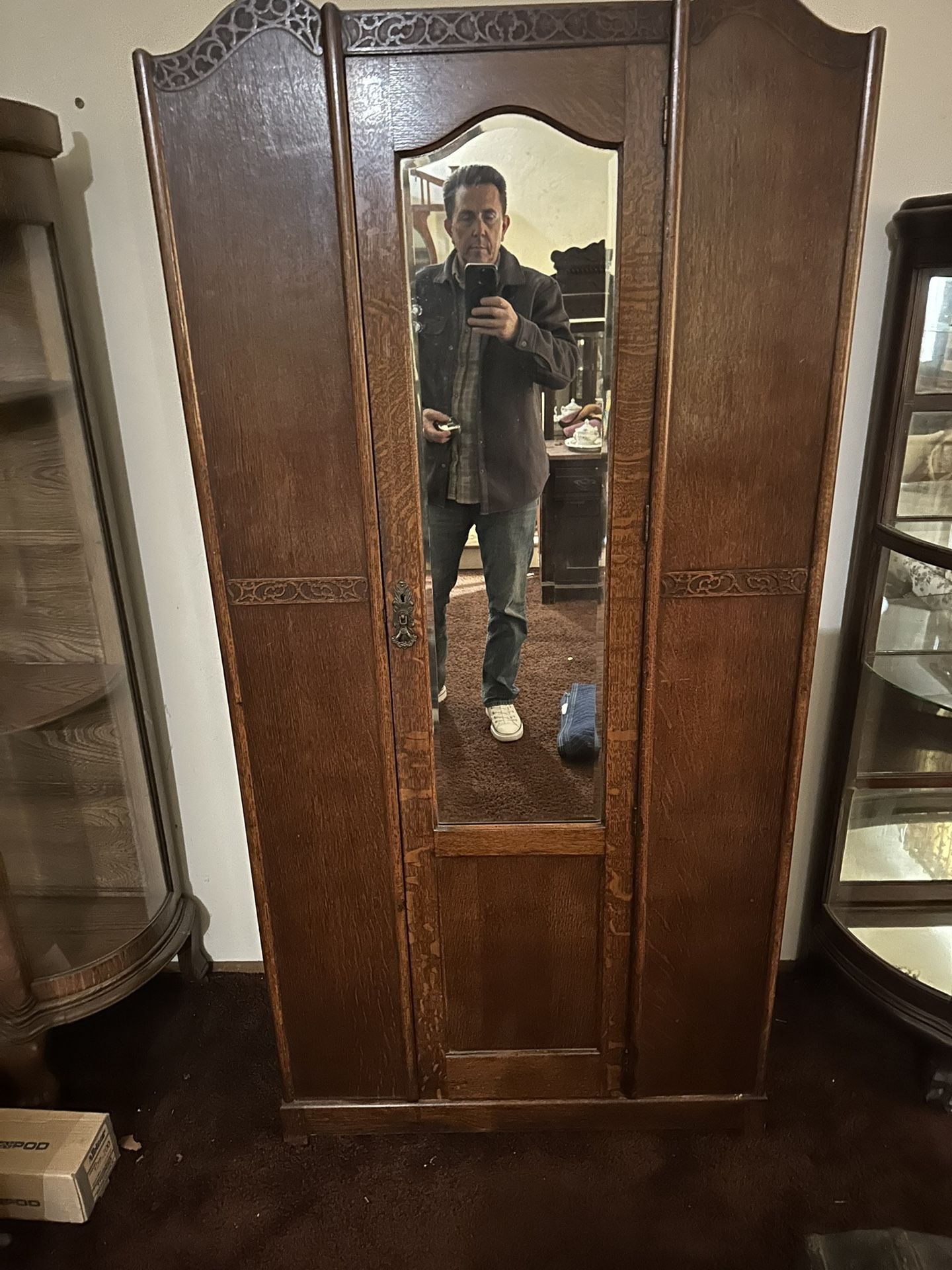 vintage armoire from the late 1800’s to early 1900s