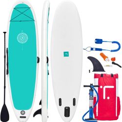 Inflatable SUP Board for Kids and Adult Stand Up Paddling Board with Leash