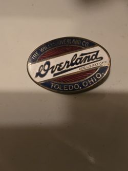 Overland Willys Grill Badge
