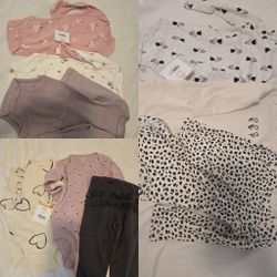 New*  Carters 's Baby Clothing Set Girls Size 12m Price Varies 