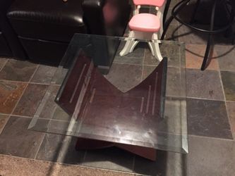 Cocktail table and two end tables