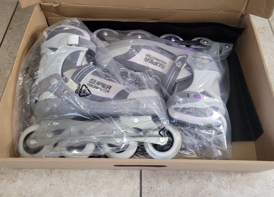 Adjustable Inline Skate, Roller Skates Blades for Women Adults