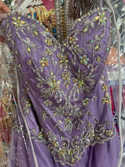 Lavender Tulle Sweet 16 Prom Dress