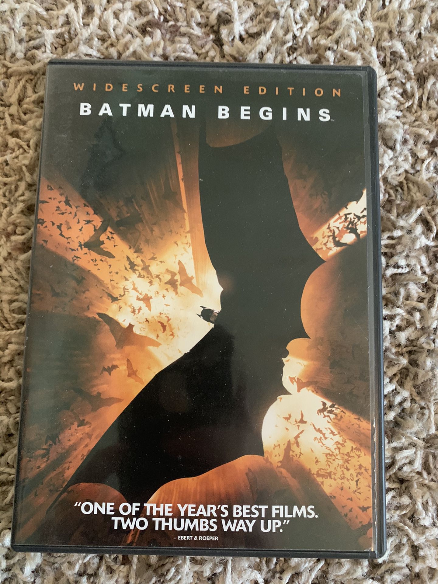 Batman begins on DVD