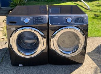 SAMSUNG WASHER AND DRYER SET.