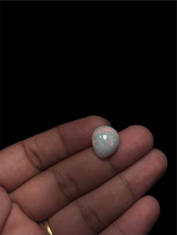 8.3 Ct Natural Ethiopian Welo Opal Pear Cabochon Loose Gemstone Fire Play