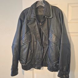 "ITALIA"  CUSTOM LEATHER JACKET "NEW:
