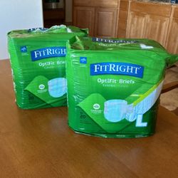 Medline FitRight OptiFit Ultra Adult Briefs-Size large