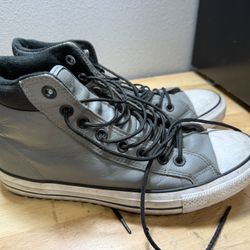 Grey Converse Mens 9