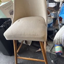 Set of (2) Upholstered Mid-Century Style Chairs