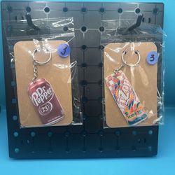 Handmade drink keychains