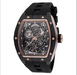 49016 - Invicta S1 Rally Automatic Men's Watch w/ Skeleton Dial - 44mm, Black