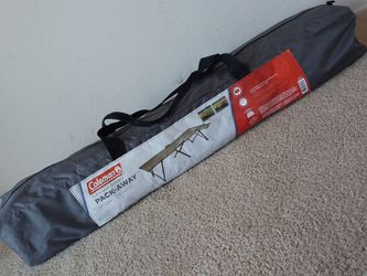 Coleman EZ Pack-Away camping cot w. side table