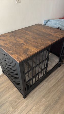 Heavy Duty Dog Crate with Wheels