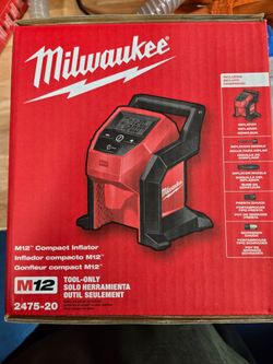 Milwaukee m12 inflator