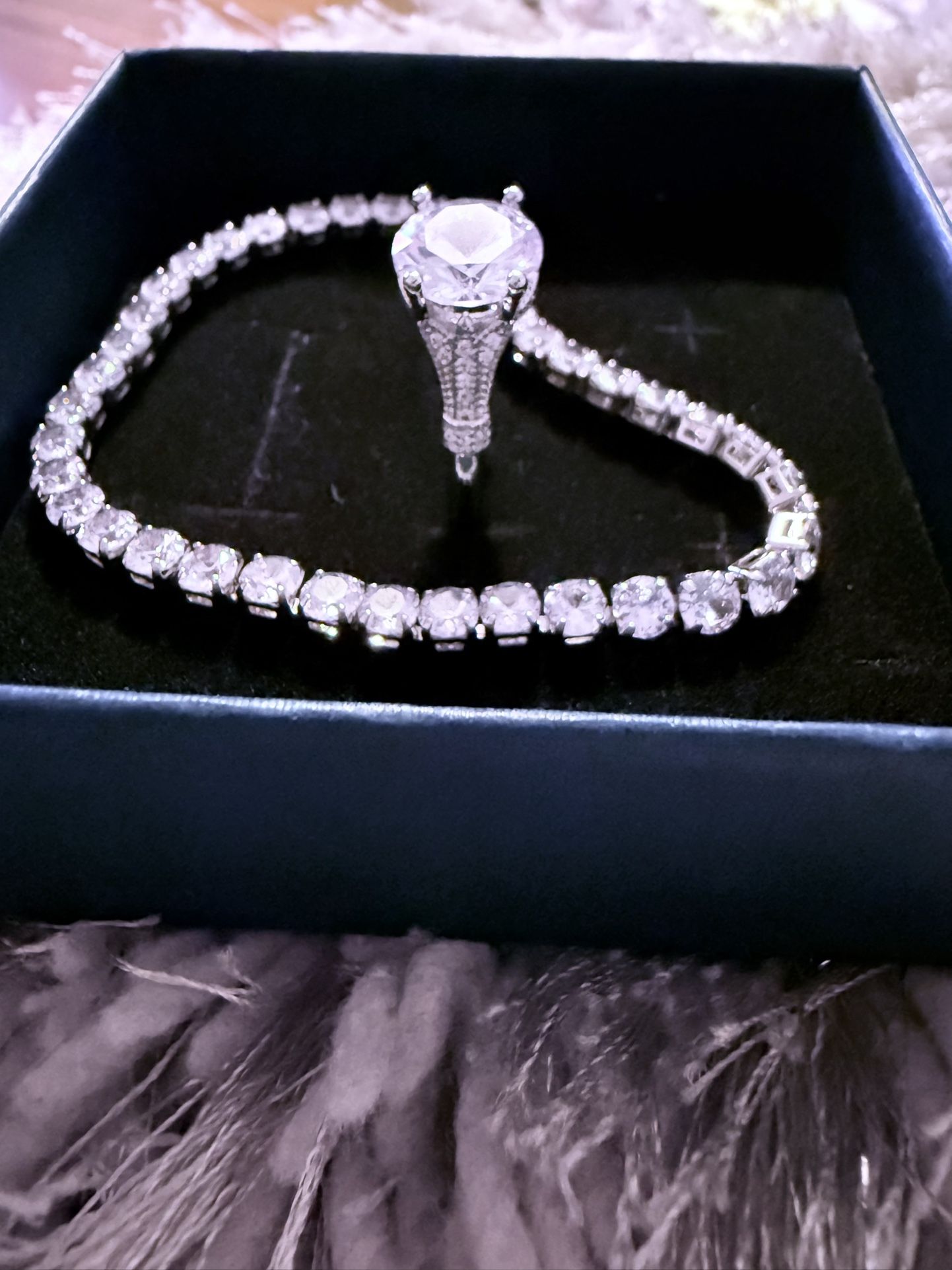 Bracelet And Ring 925 Sterling Silver
